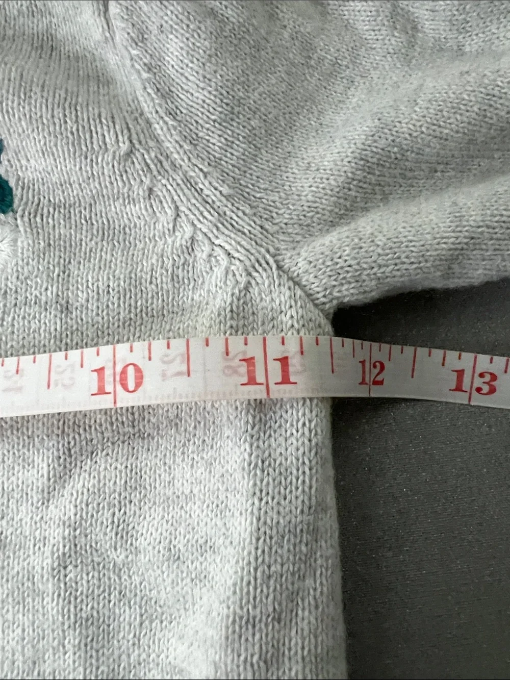 Gymboree | 100% Cotton Light Gray Floral Embroidered Cardigan Size 6-12 Months